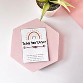 Thankyou Teacher Wish Bracelet